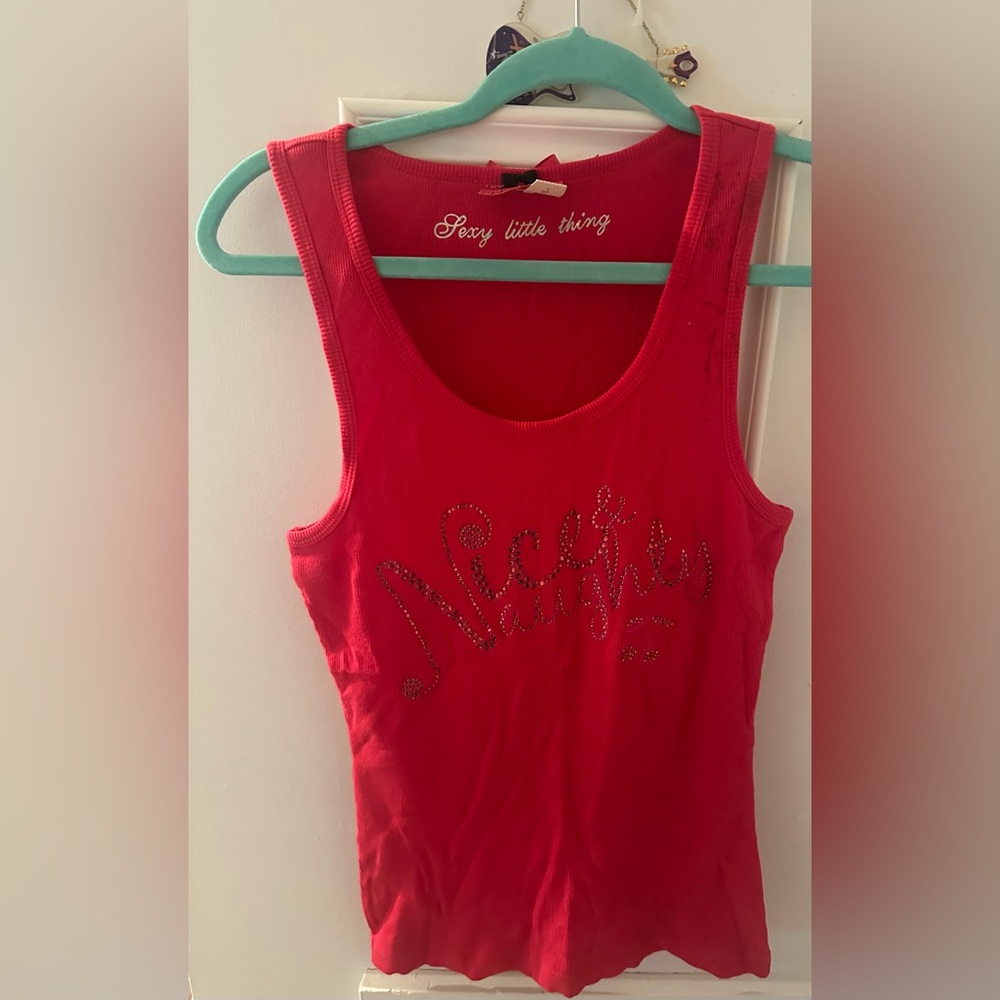 Sexy Little Things RARE Naughty Tank Top New With Tag Large Smoke Free Home